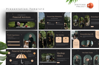 Minimalist Funeral Services PowerPoint Template
